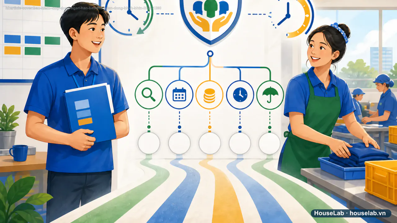Hợp đồng ngắn hạn, bán thời gian có phải đóng BHXH, BHTN năm 2026?