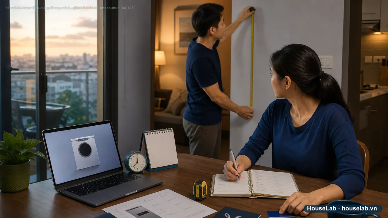Trước một khoản mua lớn: checklist 24 giờ để tránh trả giá cho quyết định vội