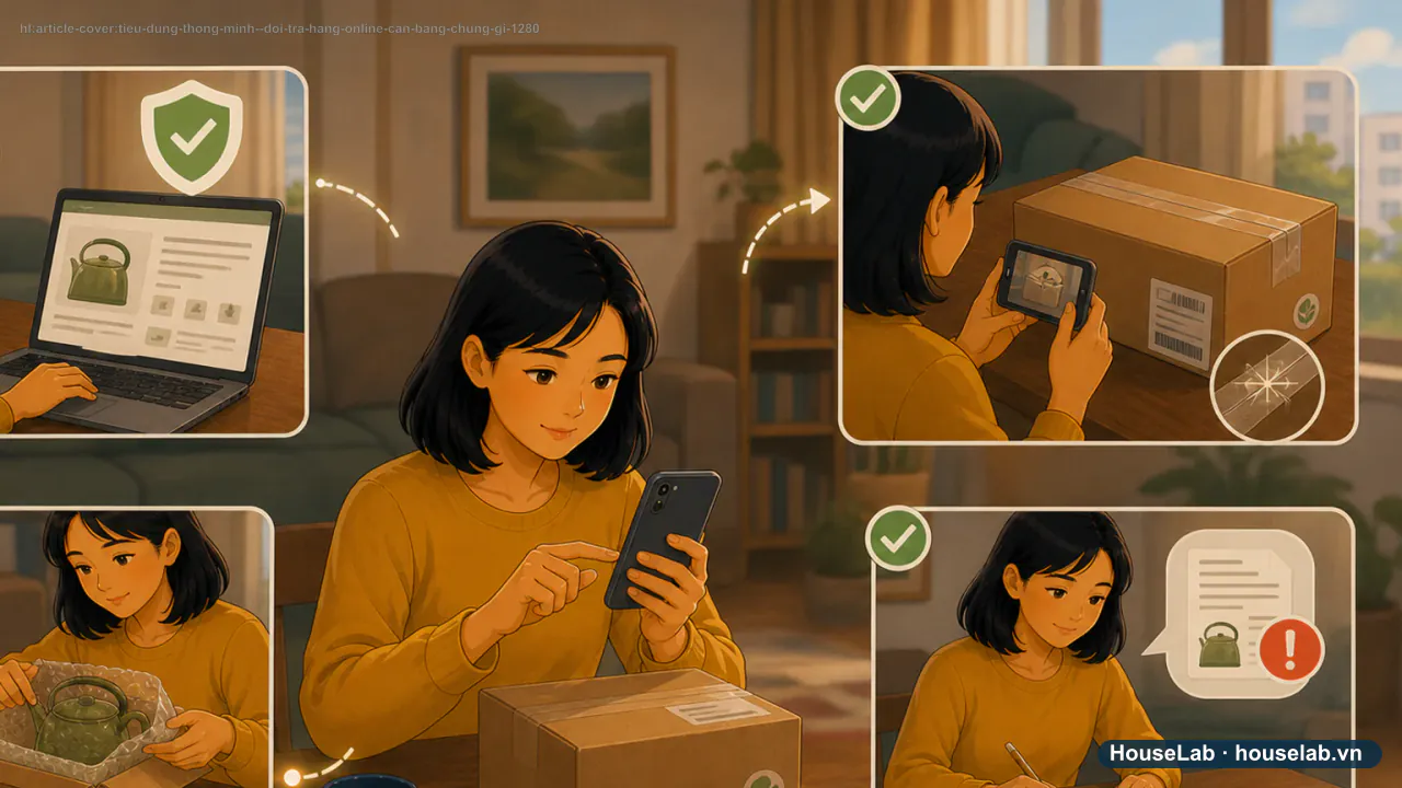 Đổi trả hàng online: 7 bằng chứng cần giữ trước khi mở hộp và khiếu nại